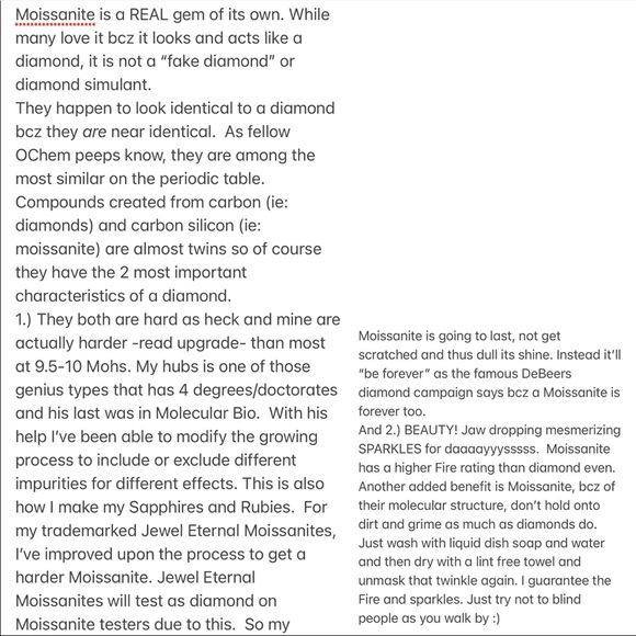 Vintage style 3ct (D, VVS1) Moissanite Ring - Picture 6 of 7